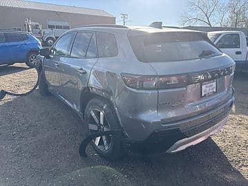 Completed vehicle left side repair